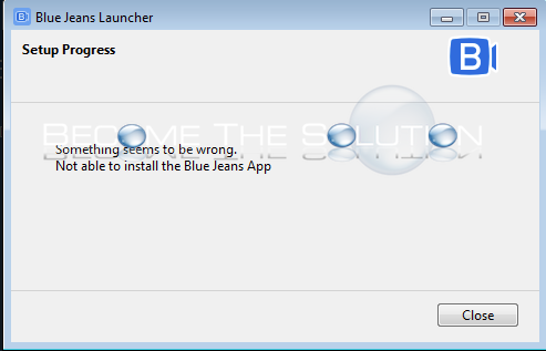 Why: Not Able to Install the Blue Jeans App