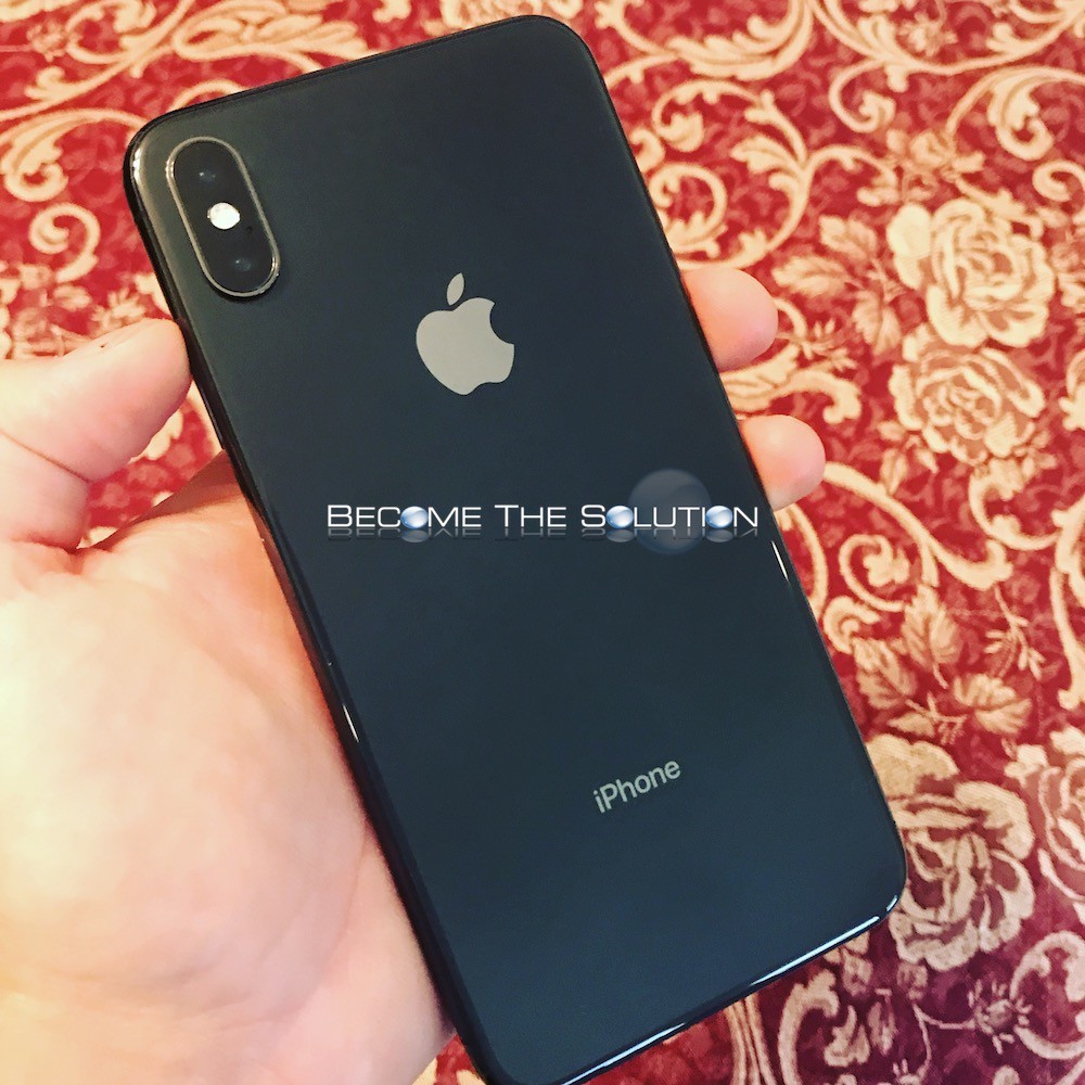 Iphone xs mac 64g mt6f2ll/a space gray unboxing back camera