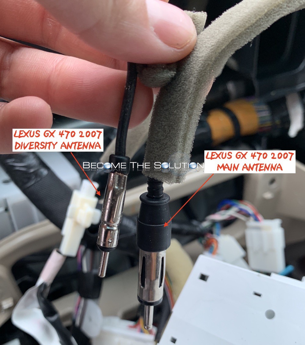 Lexus gx470 am fm antenna main diversity