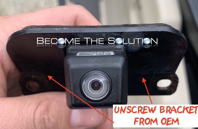 Lexus gx470 rear view camera bracket