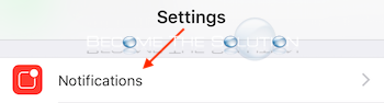 Ios iphone settings notifications