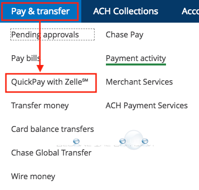 chase zelle quickpay