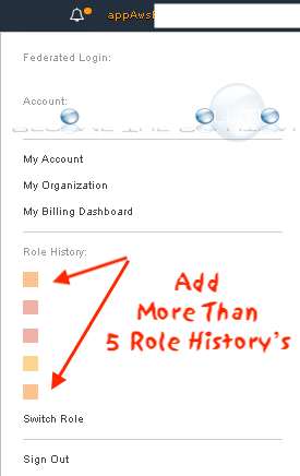 How To: AWS Role History More Than 5 Saved