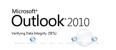 Outlook 2010 verifying data integrity
