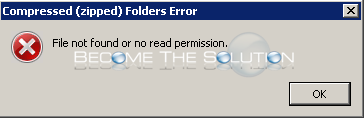 Why: File not found or no read permission.