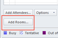 Outlook add rooms