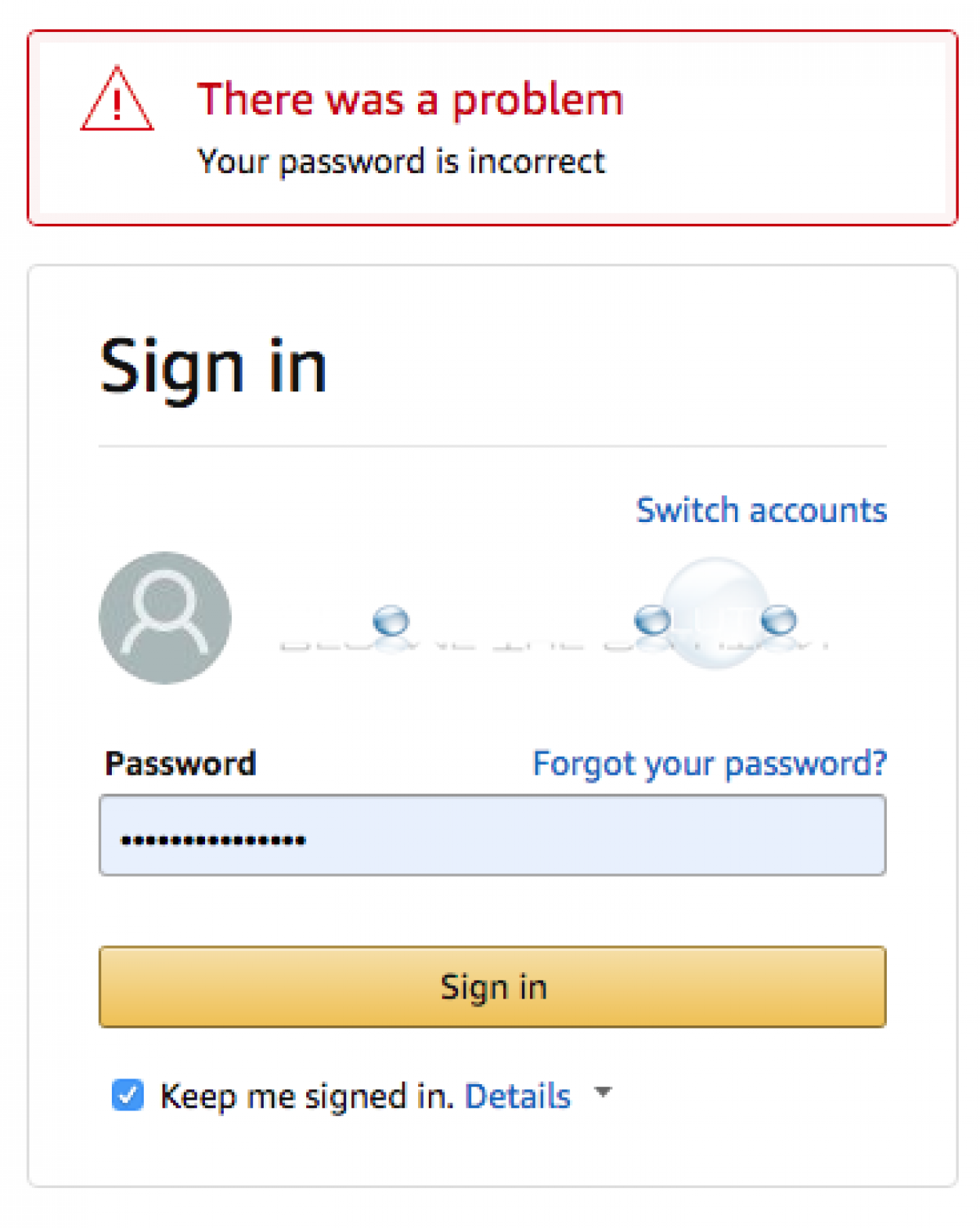 Fix: Amazon Your Password Is Incorrect (Even Though Your Password