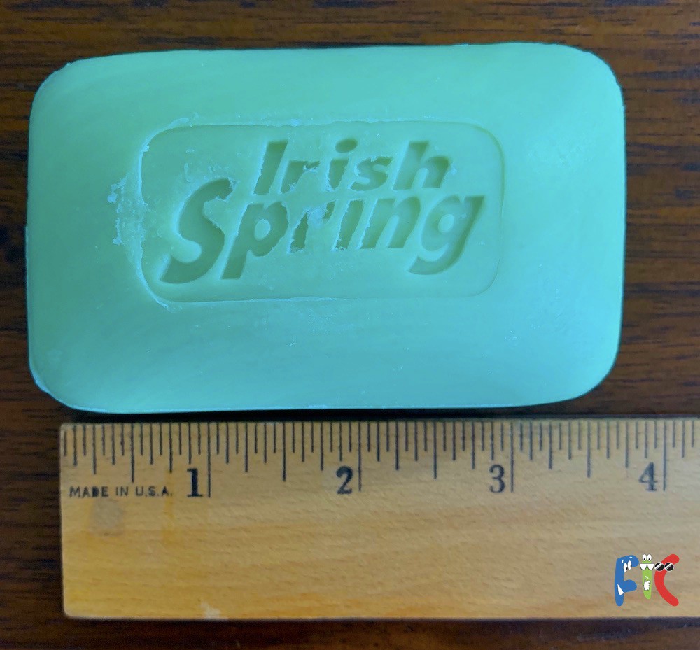 Irish spring soap size measurements