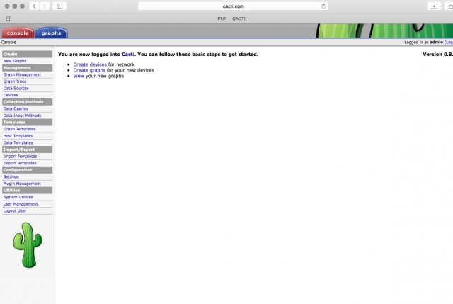 install cacti on mac osx with nginx