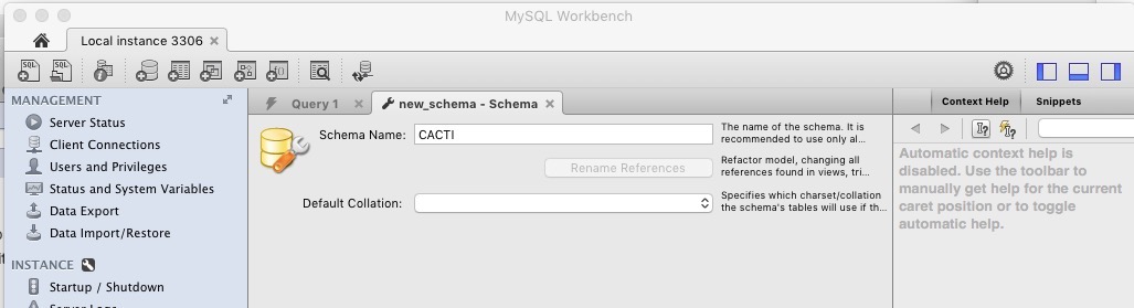 New SQL Schema