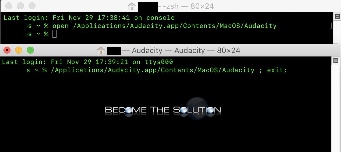 audacity for mac catalina