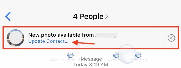 Fix: iMessage keeps showing “New Photo Available” after clicking “Update”