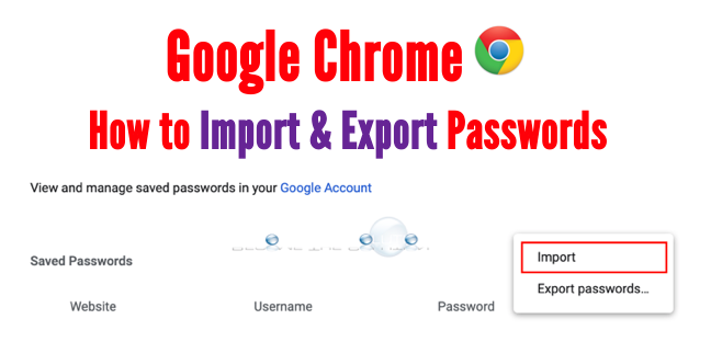 export chrome passwords windows 10