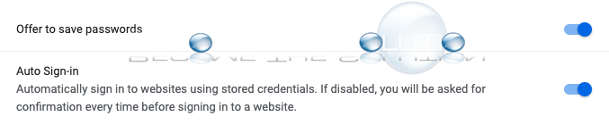 Mac google chrome offer to save passwords auto sign in