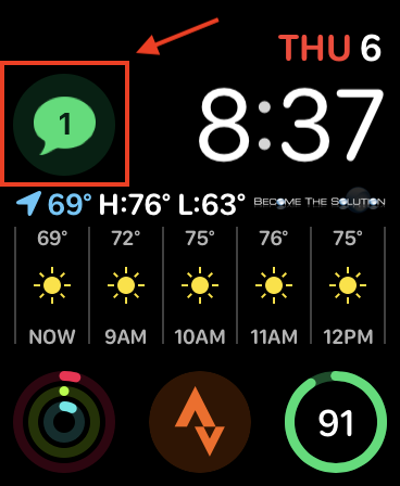 iphone notifications not working with apple watch