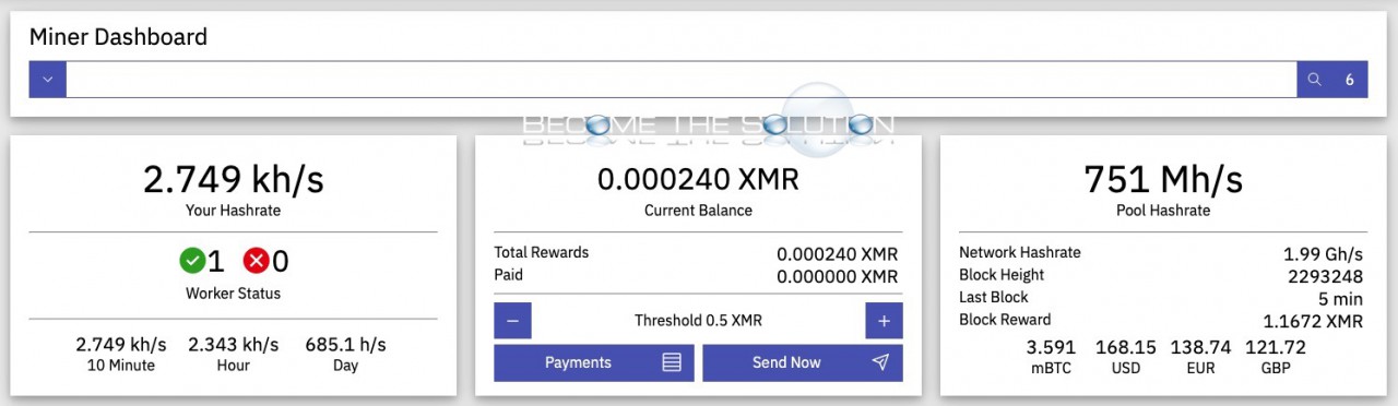 Xmrig crypto mining pool when do I get paid