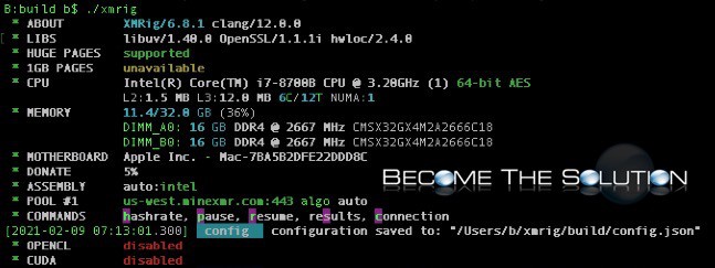 macminer configuration