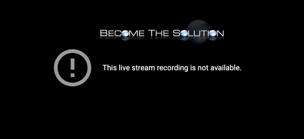 Youtube this live stream is not available