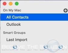 Macos contacts all contacts