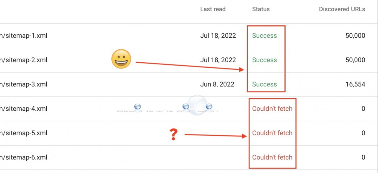 Google Search Console: Couldn’t fetch | Sitemap could not be read. Why?