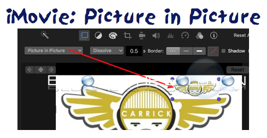 iMovie Put Picture in Video