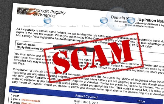 Don't Fall for Domain Registration Invoices!