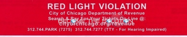 Contest Red Light Violation Ticket Chicago
