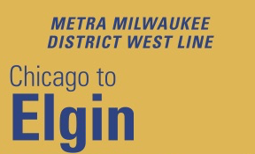 Metra Milwaukee District West Line Schedule Weekend Weekday Fares Stations