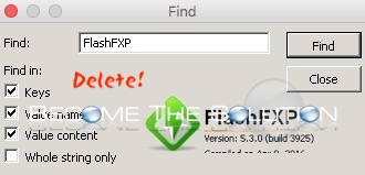 Completely Remove FlashFXP from System