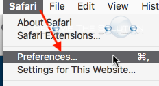 Mac os x safari preferences