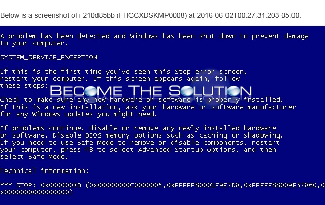 Fix: SYSTEM_SERVICE_EXCEPTION Error Windows