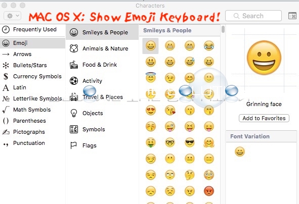 Emoji Keyboard Mac