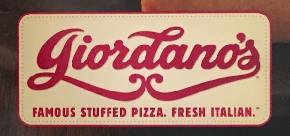 Giordano's Pizza Carry Out Menu Chicago (Scanned Menu With Prices)