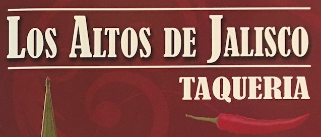 Los Altos De Jalisco Taqueria Carry Out Menu Cicero (Scanned Menu With Prices)