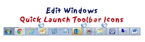 Quick Launch Toolbar Icons Location Folder