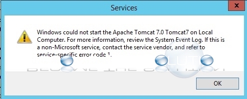 Fix: Windows Could Not Start Apache Tomcat