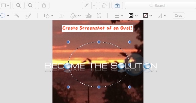 How To: Mac X Screenshot Circle Oval