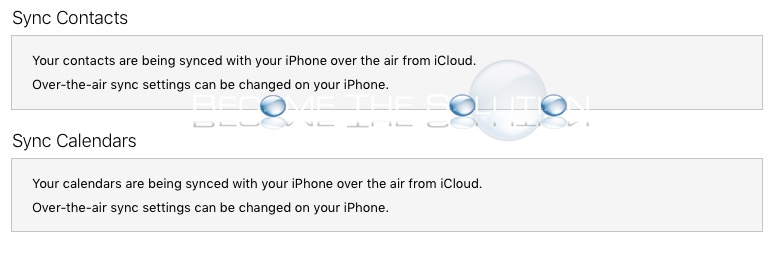 Fix: Your Contacts Are Being Synced with Your iPhone over the Air from iCloud