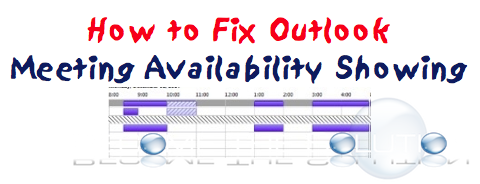 Fix: Outlook Calendar Availability Not Showing