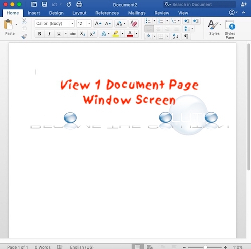 How To: Microsoft Word View 1 Page A Time