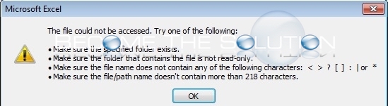 Fix: Excel – The File Could not be Accessed. Try One of the Following - Microsoft Word