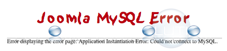 Fix: Application Instantiation Error: Could not connect to MySQL.