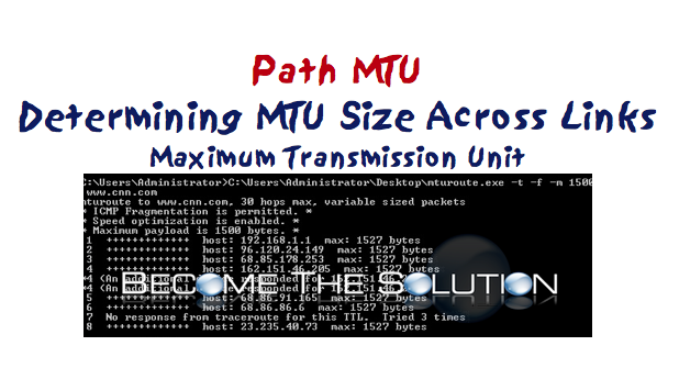 Path MTU - Determine Mismatching Maximum Transmission Unit Across Links