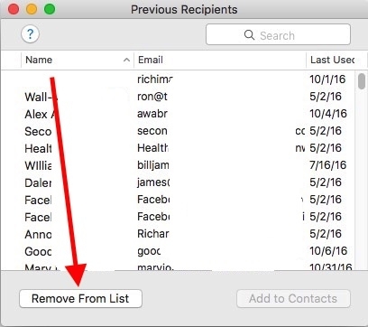 Mac Mail Remove Memory Email