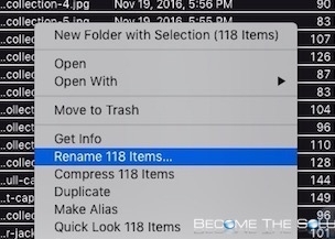 Mac X Finder Rename Multiple Files