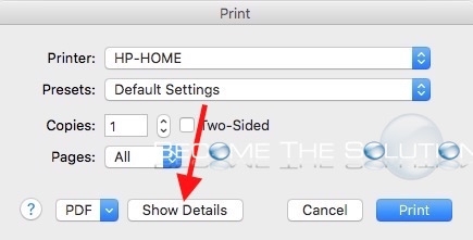 single sided printing mac word