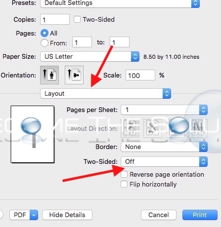 how do i print double sided in word