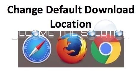 How To: Change Default Download Location Mac Chrome Firefox Safari