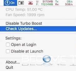 Turbo boost mac settings