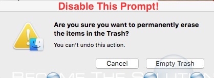 How To: Mac Empty Trash Immediately